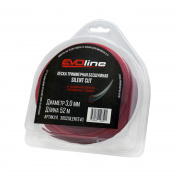 Леска триммерная EVOline SILENT CUT 3,0 мм, 52 м Леска триммерная EVOline SILENT CUT 3,0 мм, 52 м