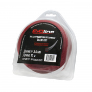 Леска триммерная EVOline SILENT CUT 3,0 мм, 15 м