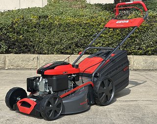 Газонокосилка бензиновая самоходная GEOS GLS 555 с двигателем LONCIN 196CC