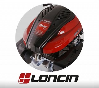 Газонокосилка бензиновая самоходная GEOS GLS 555 с двигателем LONCIN 196CC