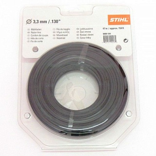 Леска для триммера кр. сечения Stihl 3,3 мм х 20 м (артикул 00009302346)
